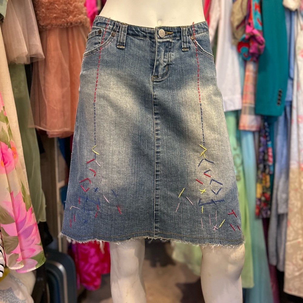 Y2K Dollhouse Denim Skirt
